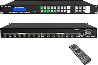 MT-VICKEY 4K HDMI MATRIX 8X8 switch, mounting switch in 4K rack @ 30 Hz with RS232 retro backlit and EDID, using the Adeus chip (8 inputs 8 outputs).. Big selection, small prices — shop now on DIAYTAR Nigeria.