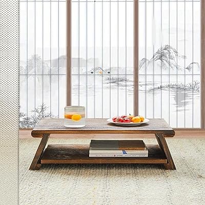 Japanese style folding coffee table with modern design cotis 50 x 30 x 20 cm.. Discover a world of affordable shopping with DIAYTAR NIGERIA's vast marketplace delivered to you in days.