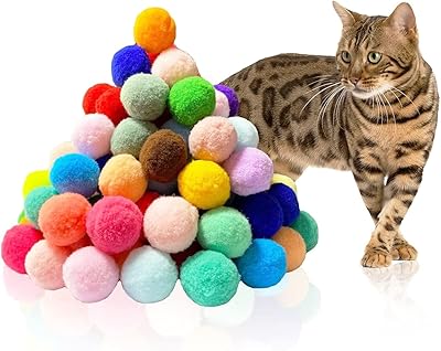 Narumi cat toy balls - Flexible pompom balls for kittens - light and interactive in different colors - Looking balls for cats with which to train and play - pets for cats (1.2 inches 40 balls).. Your everyday shopping companion, DIAYTAR NIGERIA offers unbeatable value with nationwide delivery.