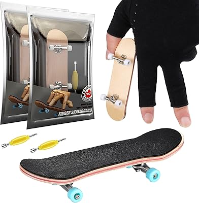 Finger skateboard, mini alloy skateboarding with professional touch tools and bearings, children's pressure gifts, adolescents and adults (blue + white).. Shop with confidence at DIAYTAR NIGERIA, Nigeria's premier affordable e-commerce platform.
