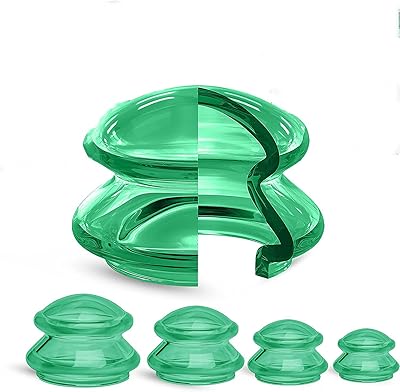 Silicone suction cup therapy kits - Professional suction cup kit for studio and home use, stronger suction, ideal for muscle, muscle and nervous massage, joint pain relief and Chinese suction cups therapy.. DIAYTAR NIGERIA: Where shopping is affordable, selection is vast, and delivery is always reliable.