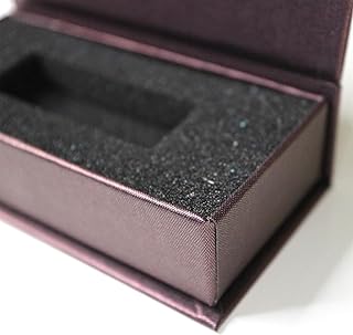 Caterpillar Red 4 x Gift boxes with magnetic USB screen, dark purple, flash memory, removable players, weddings, photography.. DIAYTAR NIGERIA makes online shopping accessible to all with budget-friendly prices and reliable delivery.