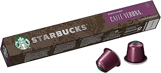 Dark roasted coffee capsules Nespresso Café Verone from Starbucks, 10 pieces.. DIAYTAR NIGERIA: Where countless products meet affordable prices and reliable nationwide shipping.