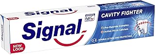 Calcium microfin toothpaste and active fluoride Signal Katy Fighter, 100 ml.. DIAYTAR NIGERIA: Connecting Nigerians with affordable products through our expansive e-commerce platform.