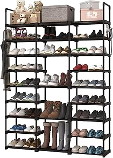 Large Metal Shoe Storage Handwallor Organizer of freely assembled.. DIAYTAR NIGERIA: Where affordability meets variety, with thousands of products delivered in less than 8 days.