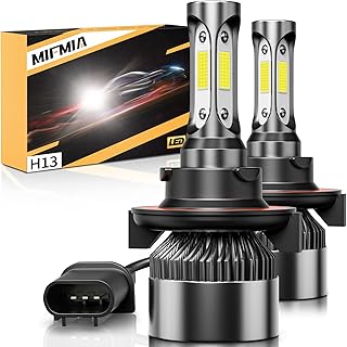 LED LED light bulbs MIFMIA H13, 15,000 lumens, 500 % brighter, 9008 high and low LED headlight bulbs, Cold white LED 6,500 k conversion kit, pack of 2.. Your complete shopping solution, DIAYTAR NIGERIA offers extensive choice with competitive prices and delivery.