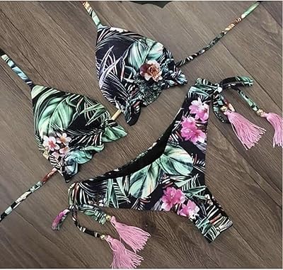 Bikini set two-piece for women, padded sports swimsuit, push-up, beautiful swimsuit.. DIAYTAR Nigeria offers the perfect blend of affordability and efficiency. Shop now and get your products delivered between 5 and 8 days nationwide.