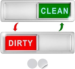 Micacos dishwasher magnet, clean dishwasher indicator, stripes resistant, easy to read, powerful sliding to change panel, elegant and practical design, robust magnet.. DIAYTAR NIGERIA: Where smart shoppers find everything they need at prices they can afford.