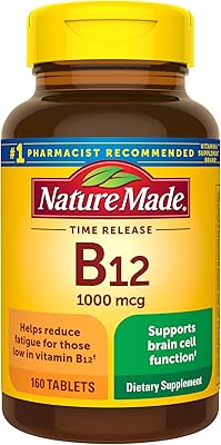 Nature Med Vitamin B12 1000 mcg prolonged release tablets, Economic format 160 tablets.. Transform your shopping experience with DIAYTAR NIGERIA's vast product selection delivered at unbeatable prices.