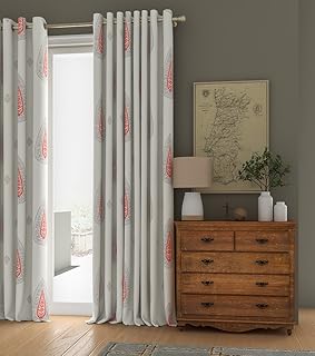 Printed Sahara label curtains, set of 2 pieces (129 x 274 cm (L x H), orange).. Shop for everything you need at DIAYTAR NIGERIA, with budget-friendly prices and quick delivery.