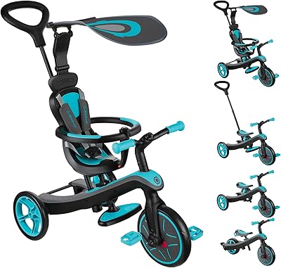 GLOOPER TRICYCLE 632-105 Explore 4 in 1 Sarcelle.. The best online shopping experience in Nigeria — DIAYTAR delivers it all.