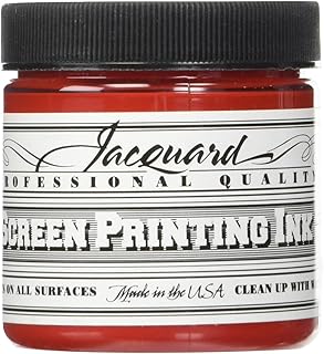 JACQUARD Jacquard serigraphy ink1104, 12 oz red, (pack of 3).. From tech to toiletries, DIAYTAR Nigeria delivers without delay.