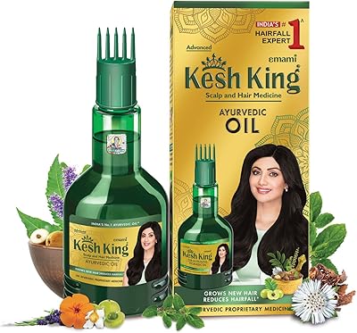Ayurvedic oil for scalp and hair Kesh King 100 ml.. Discover the joy of online shopping with DIAYTAR NIGERIA's budget-friendly prices and reliable shipping.