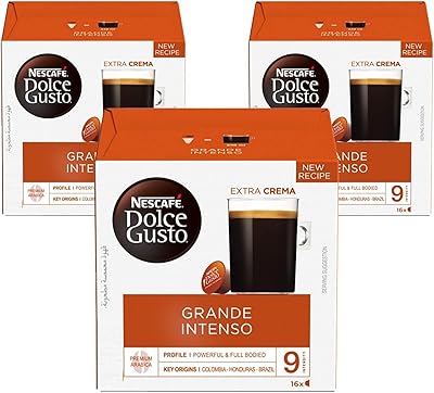 Nescafé Dolce Gusto Grand Intense coffee capsules - 48 capsules, orange, 432g model.. Skip the lines and shop online — DIAYTAR Nigeria delivers to your door in days.