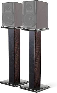 Mayqmay Wooden speaker supports of 35.4 "(90 cm) for hi-fi office monitors and low box loudspeakers, experience of sound amplification of home cinema (pair).. Your one-click solution to affordable shopping, DIAYTAR NIGERIA delivers quality products nationwide.