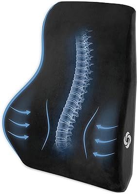 Samsonite lumbar file pillow, shape memory foam, designed to relieve pain in the lower back, breathable mesh, adapts to most vehicles, improves back alignment, comfortable and washable cover, black.. Enjoy the simplicity of shopping with DIAYTAR NIGERIA, offering vast choices delivered in just 5-8 days.