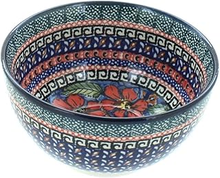 Jungle flower dessert bowl in Polish pink Polish pottery.. DIAYTAR NIGERIA: Revolutionizing accessibility to quality products at budget-friendly prices across Nigeria.