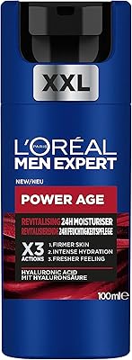 New L'Oréal Men Expert Power Age Hydrating, moisturizing and revitalizing with hyaluronic acid for men, designed for aging, dry and dull skin 100 ml.. Shop with confidence at DIAYTAR NIGERIA, where affordability meets reliability in less than 8 days.