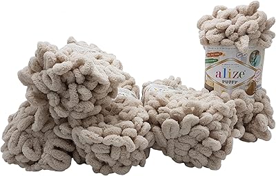 Alize 5 x 100g knitting wool, 500g - extra -bulky wool, rings wool, needle -free knit (natural 599).. Discover endless possibilities with DIAYTAR NIGERIA's comprehensive selection and reliable shipping.