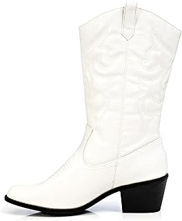 Cowboy Western Modern embroidered women's boots, several colors, 36 eu.. DIAYTAR NIGERIA brings the marketplace to every Nigerian home with affordable prices and quick delivery.