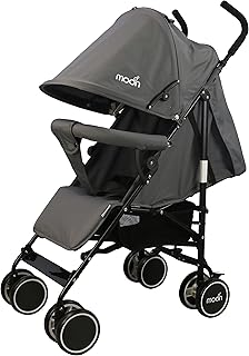 Moon light travel stroller, New Plus stroller for toddlers from 1 year (which can support up to 18 kg), with foldable awning | Multi-position reclining seat | Storage basket, shoulder strap - medium gray.. DIAYTAR NIGERIA: Where shopping dreams become reality with budget-friendly prices and prompt delivery.