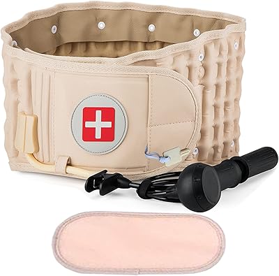Piolmfp decompression dorsal belt, air traction belt of the spine to relieve pain in the lower back, back support and lumbar traction, one size for 29 inch waist at 49 inch.. DIAYTAR NIGERIA: Where value meets variety with reliable nationwide delivery in under 8 days.