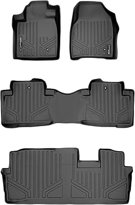 MAXFLOORMAT 3 -rows black treadmill set in black for HONDA PILOT 2009 - 2015.. Experience the ultimate in shopping convenience with DIAYTAR NIGERIA's vast catalog and 5-8 day delivery.