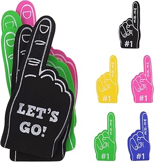 Safigle 10 pieces foam finger let go of cheerleader accessories in foam events for business school games.. DIAYTAR NIGERIA revolutionizes online retail with our extensive selection and dependable shipping service.
