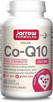 Jarrow formlas CO -Q10 200 mg - 60 vegetable capsules - antioxidant support for mitochondrial health, energy production and cardiovascular function - up to 60 portions.. DIAYTAR NIGERIA: Where affordability and variety come together with nationwide 5-8 day delivery.