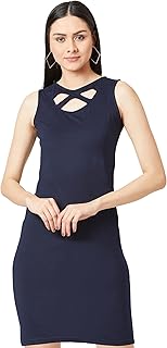Short dress without round neck sleeves united for women (mos17d09-33).. DIAYTAR NIGERIA: Where smart shoppers find everything they need at prices they can afford.