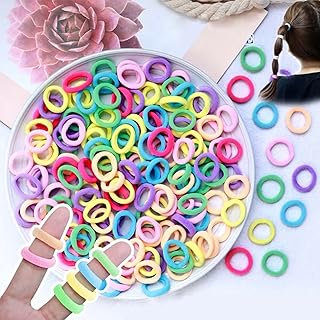 Elastic for girls' hair, mini multicolored hair elastics for children, mini seamless elastic, small elastic bands for girls (100 pieces).. DIAYTAR NIGERIA combines extensive product options with budget-friendly prices, delivered in 5-8 days.