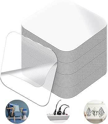 Rubble double-sided adhesive tape to hang, 96 units, 2.3 x 2.3 inches, multi-use transparent nano ribbon for carpets, photo frames, DIY, office supplies.. Discover thousands of products on DIAYTAR Nigeria with delivery between 5 to 8 days across the country.