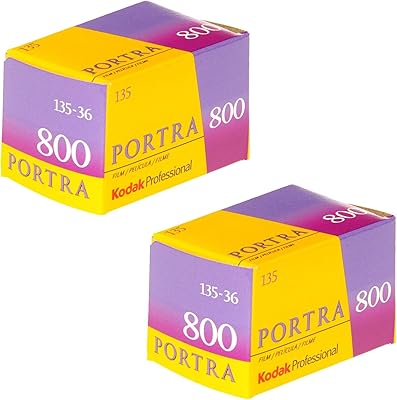 Pack of 2 negative Kodak color films 145 1855 Professional Portra 800 (ISO 800) 35 mm 36 Gallery.. DIAYTAR NIGERIA revolutionizes online shopping with competitive prices and reliable 5-8 day delivery.