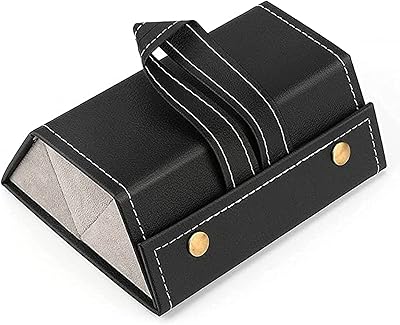Organizer of foldable travel sunglasses, stammers with stacked high quality leather, multi-emplacement organizer with 3 locations, storage box with suspension ring.. Explore fashion, tech, home goods, and more on DIAYTAR Nigeria — always affordable, always fast.