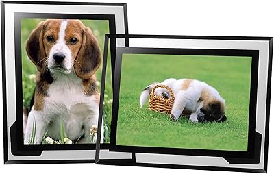 Ray & chow 4x6 glass photo frames, classic black edges for family and wedding office decorations, table decorations, pack of 2.. DIAYTAR NIGERIA: Where every shopping need is met with affordable prices and reliable 5-8 day delivery.