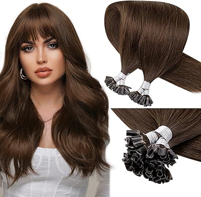 Lavu Hair Extensions Hair Extension 50 strands per package 1 g per package - 100 % Human Hair Remy U Ends 22 inches #4.. DIAYTAR NIGERIA: Your partner in affordable online shopping with dependable delivery within 8 days.