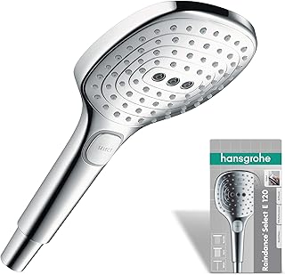 HANSGROU HAND shower RAIN DANCE SELECT E 120, 3 spraying modes, chrome.. DIAYTAR NIGERIA delivers more than expected with our extensive catalog and 5-8 day delivery service.