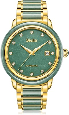 Luxury Mechanical Mechanical Watch Della For Water Resistant Men with Glass Mirror - AD6001G.. Experience the power of choice with DIAYTAR NIGERIA's vast catalog and affordable 5-8 day delivery.