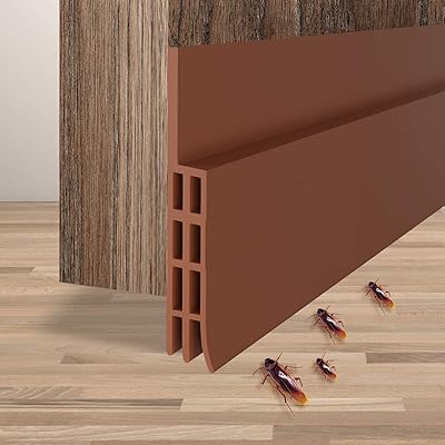 Door cap, door stop for exterior/interior doors, bottom of the door, door stopped under the door, soundproofed, lower soundtrack soundtrack, 2 "l x 39" l (brown).. Nigeria's favorite online shopping platform, DIAYTAR offers unbeatable prices and delivery within a week.