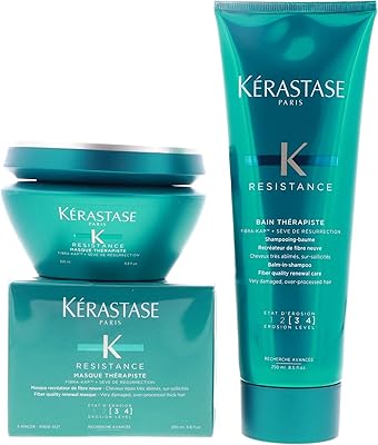 Kerastase therapist resistance duo shampoo and mask.. Experience convenient online shopping on DIAYTAR Nigeria — wide selection and affordable delivery.