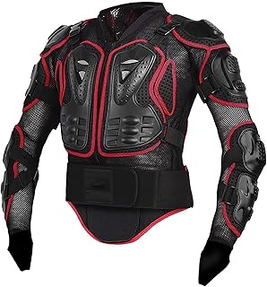 Motorcycle body protection army jacket, anti-fall and motorcycle wear jacket, protective vest of the spine on the back of the motorcycle racing chest, safety jacket, s, red.. Why waste time in traffic when you can shop online at DIAYTAR Nigeria? Enjoy convenience, unbeatable prices, and prompt delivery anywhere in Nigeria.