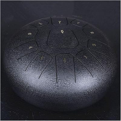 12 -inch steel tongue drum, 11 notes, with bag mallets, portable steel titanium percussion instrument, for yoga/meditation/music therapy, black.. Whether you're in Lagos, Abuja, or anywhere in between, DIAYTAR Nigeria ensures your online shopping experience is smooth, affordable, and fast.
