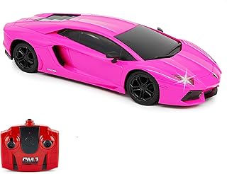 CMJ RC Cars Lamborghini Pink Aventador LP700-4 RC Car Under Official License 1:24 2.4 GHz Work Lights RC.. With DIAYTAR Nigeria, everything is within reach — and within budget.
