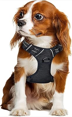 Adjustable anti-Traction dog harness with padded handle easy to control for small, medium and large dogs, black.. Shop confidently with DIAYTAR NIGERIA, offering affordable prices and reliable delivery within a week.
