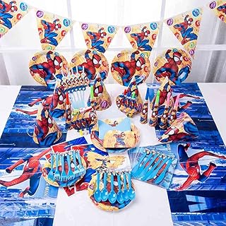 Set of party supplies on the birthday theme UKR Spider-Man for boys and girls.. DIAYTAR Nigeria combines variety, affordability, and speed — making your online shopping experience not only enjoyable but also cost-effective.