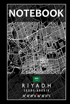 Book: Notes Riyadh Map Saudi Arabia | Excellent personalized gift to write.. DIAYTAR NIGERIA: Where shopping is affordable, selection is vast, and delivery is always reliable.