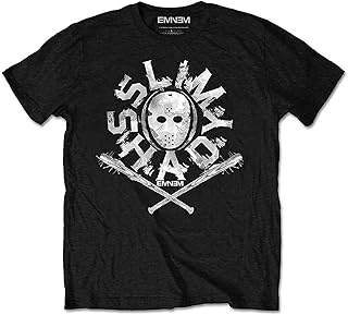 Eminem 'shady mask' printed children's t-shirt (black packaged).. Your shopping dreams realized through DIAYTAR NIGERIA's affordable platform with reliable delivery times.