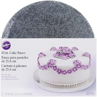 Supports with 10-inch Wilton silver cakes, 2, multicolored package, 5.81 x 27.4 cm (2104-1187).. Shop with purpose at DIAYTAR NIGERIA and receive your purchases at unbeatable prices within the week.