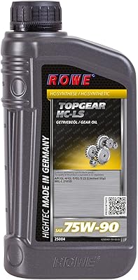 Rowe Hightec Topgear SAE 75W-90 HC-LS Oil for limited slipping gears-1 liter.. DIAYTAR NIGERIA transforms how Nigerians shop with our affordable prices and dependable shipping times.