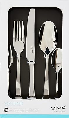 Villeroy & Bosch vivo covers - Caned Voir Basic, 30 rooms, for up to 6 people, stainless steel, washable in the dishwasher.. Discover the convenience of DIAYTAR NIGERIA's vast product range delivered affordably in 5-8 days.